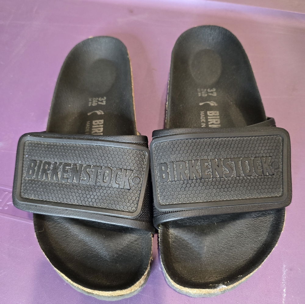 Birkenstock Black Slide Sandals